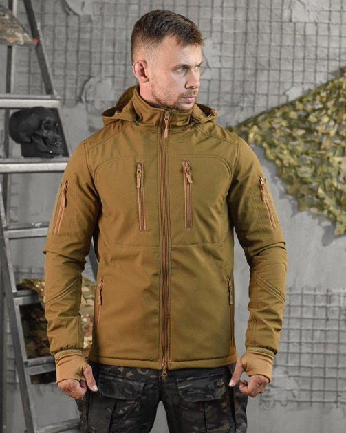 Тактична демісезонна куртка SoftShell Omni-Heat 3XL койот (88819) - зображення 2