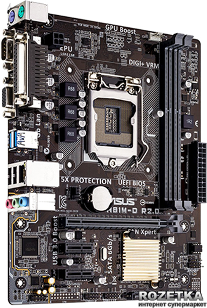 Материнская плата Asus H81M-D R2.0 (s1150, Intel H81, PCI-Ex16) – фото ...