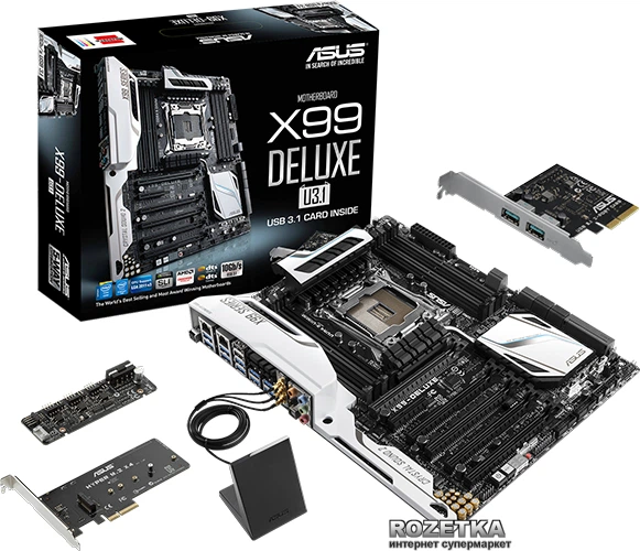 Материнская плата Asus X99-Deluxe/U3.1 (s2011-3, Intel X99, PCI