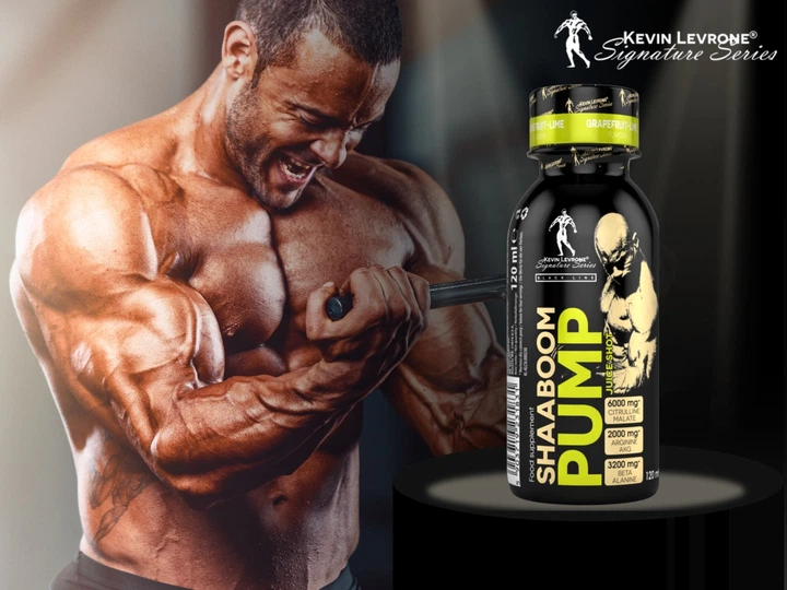 Предтренировочный комплекс Kevin Levrone Shaaboom Pump Juise Shot 120 ml (Exotic) - изображение 2