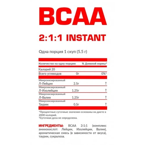 Амінокислоти Nosorog Nutrition BCAA 2:1:1 400 гр (Лайм) - зображення 2