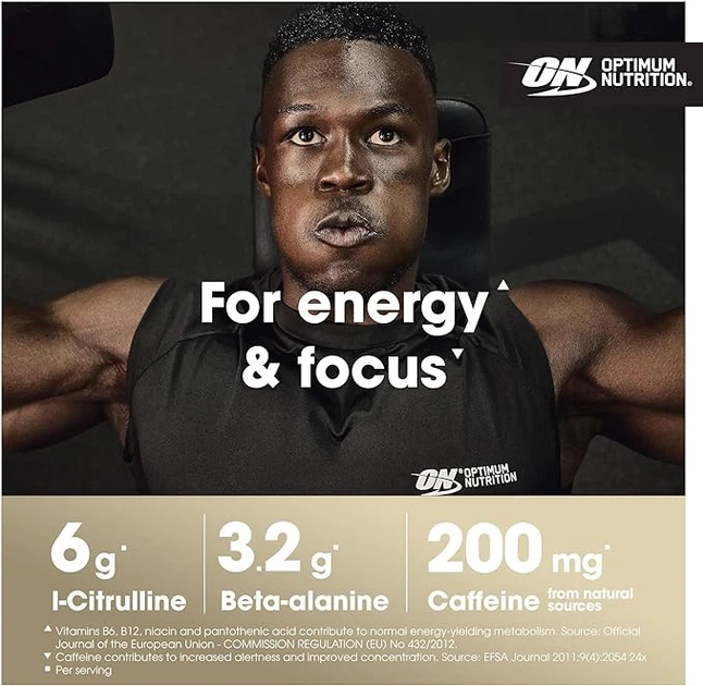 Предтренировочный комплекс Optimum Nutrition Pre Workout 420g (Fruit punch) EU - изображение 2