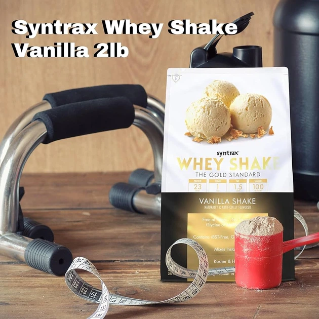 Протеин Syntrax Whey Shake 2.2 kg (Vanila Shake) - изображение 3