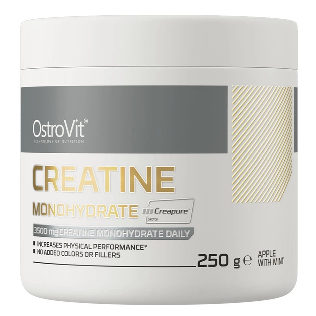 Креатин моногідрат Ostrovit Creatine Monohydrate Creapure 250 g (Apple with mint) - Фото 1 Креатин моногідрат Ostrovit Creatine Monohydrate Creapure 250 g (Apple with mint) - зображення 1
