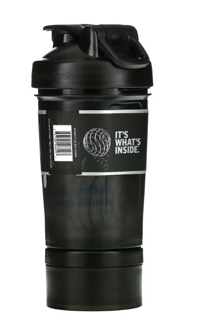 Шейкер спортивний BlenderBottle ProStak 22oz/650ml з 2-ма контейнерами Black - Фото 5 Шейкер спортивний BlenderBottle ProStak 22oz/650ml з 2-ма контейнерами Black - изображение 5