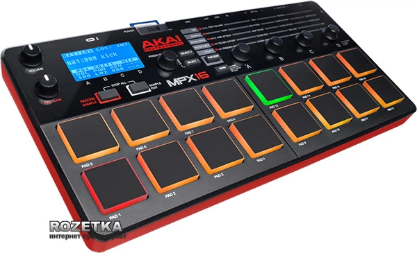 DJ контроллер Akai MPX16 (219266) - Фото 2 DJ контроллер Akai MPX16 (219266) - изображение 2
