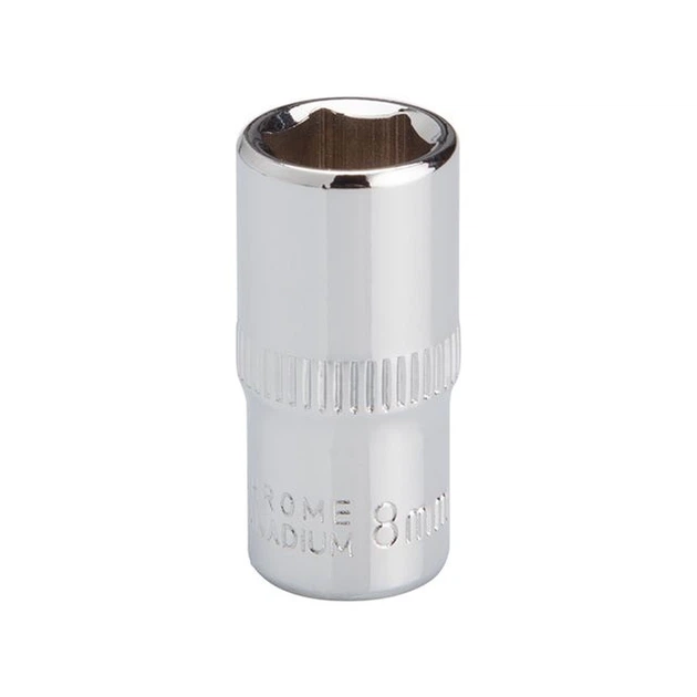 Головка торцева 6-гранна 8 мм 1/4" cr-v Intertool, ET-0438 - Фото 2 Головка торцева 6-гранна 8 мм 1/4" cr-v Intertool, ET-0438 - зображення 2