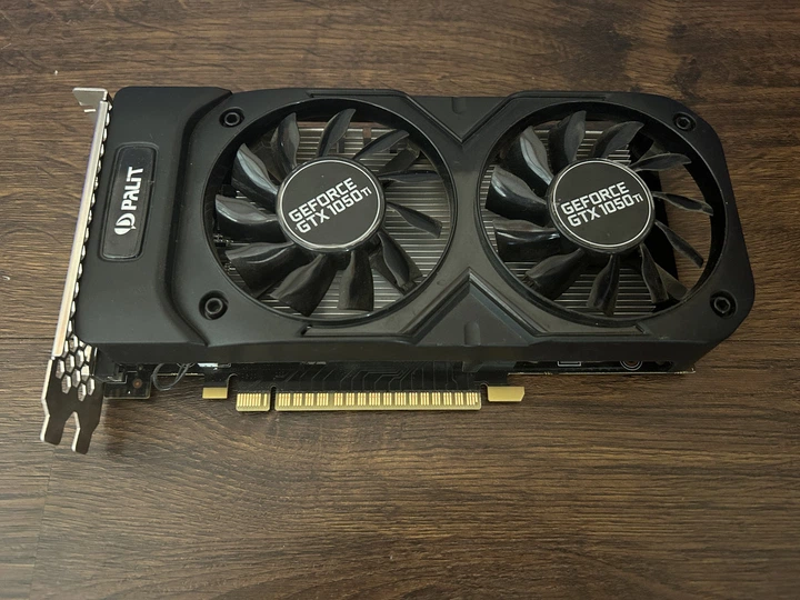 Видеокарта GTX 1050Ti 4GB Palit Dual (NE5105T018G1-1071D) Б/У - изображение 3