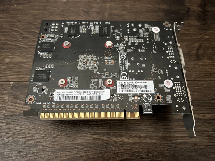 Відеокарта GTX 650 2GB GeinWard GDDR5 (NE5X65001341-1071F) Б/В - зображення 4