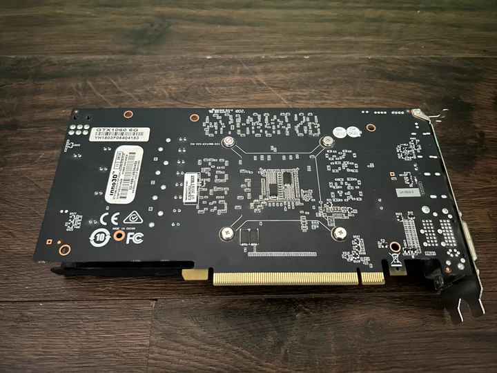 Видеокарта Inno3D GeForce GTX 1060 6GB GDDR5 Б/У – фото, отзывы