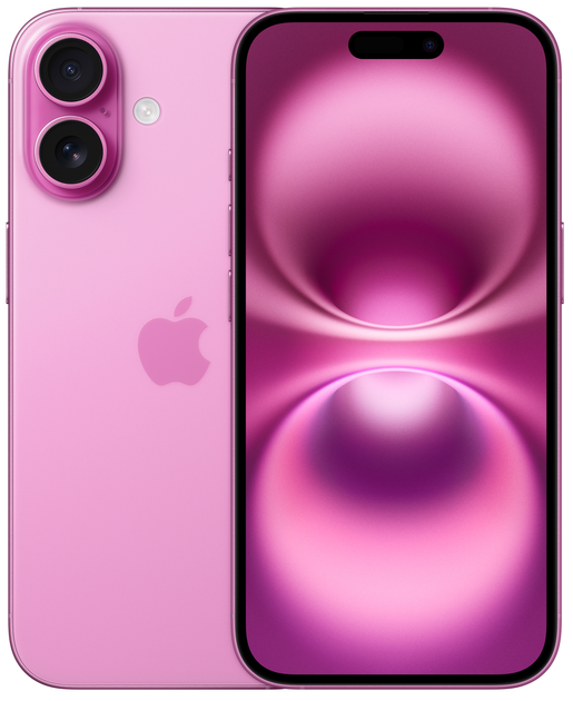 Мобільний телефон Apple iPhone 16 256GB Pink (MYEG3) - зображення 1