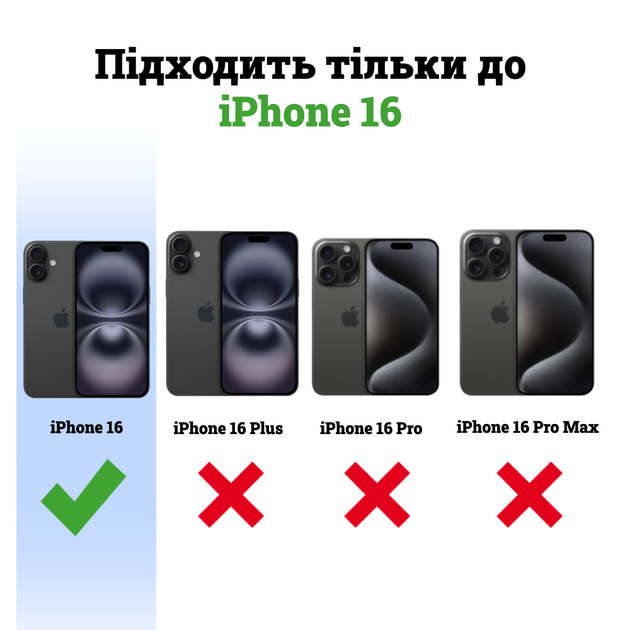 Чохол для iPhone 16 з Magsafe Rock Crystal Series Прозорий - зображення 7