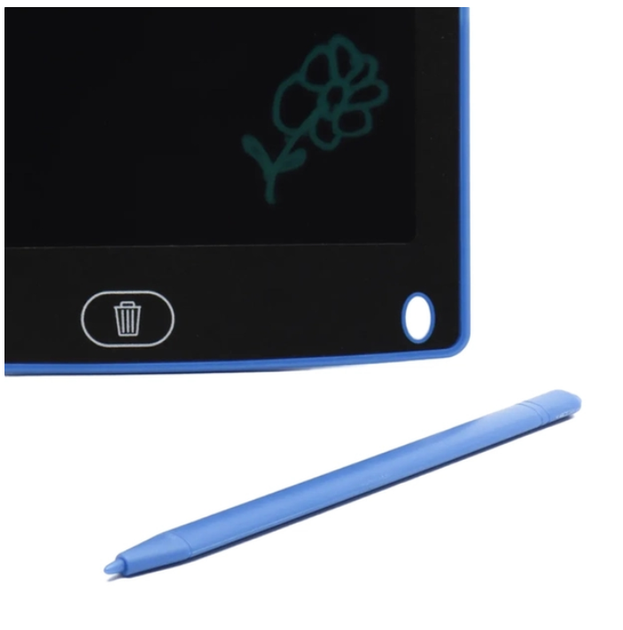 Детский графический планшет для рисования и личных заметок со стилусом LCD Writing Tablet 12 дюймов Голубой - изображение 2