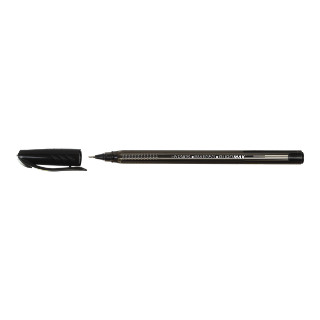 Ручка масляна Buromax HYPNOS 0,5мм тригранний корпус чорна (BM.8353-02) - Фото 1 Ручка масляна Buromax HYPNOS 0,5мм тригранний корпус чорна (BM.8353-02) - зображення 1