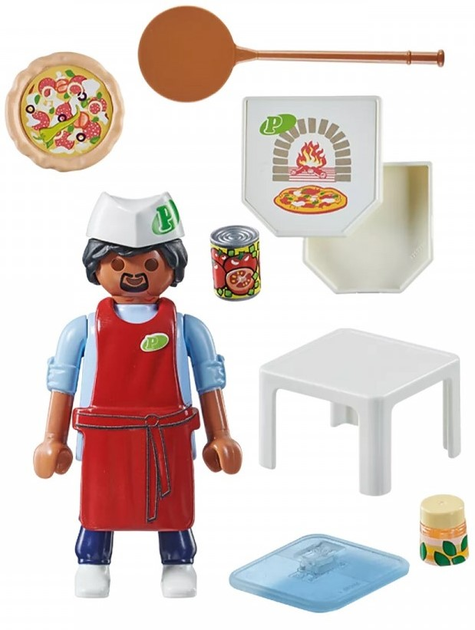 Figurka Playmobil Special Plus - Piekarz pizzy 71161 (4008789711618) - obraz 2