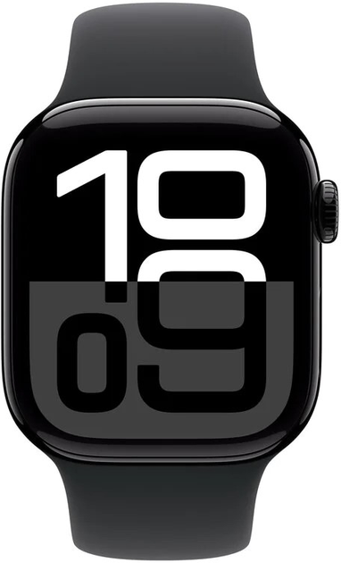 Смарт-годинник Apple Watch Series 10 GPS + Cellular 46mm Jet Black Aluminium Case with Black Sport Band - M/L (MWY43) - зображення 2