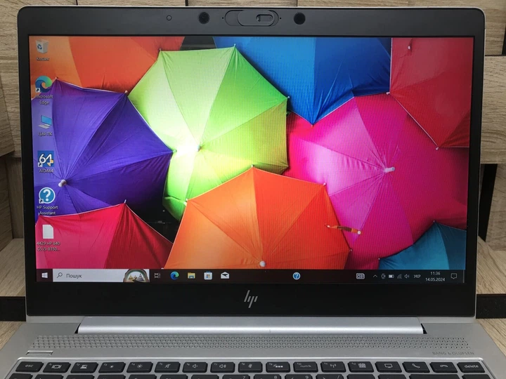 Ультрабук Б-клас HP EliteBook 840 G5 / 14" (1920x1080) IPS / Intel Core i5-8350U (4 (8) ядра по 1.7 - 3.6 GHz) / 8 GB DDR4 / 256 GB SSD M.2 / Intel UHD Graphics 620 / WebCam / HDMI б/в - Фото 3 Ультрабук Б-клас HP EliteBook 840 G5 / 14" (1920x1080) IPS / Intel Core i5-8350U (4 (8) ядра по 1.7 - 3.6 GHz) / 8 GB DDR4 / 256 GB SSD M.2 / Intel UHD Graphics 620 / WebCam / HDMI б/в - зображення 3