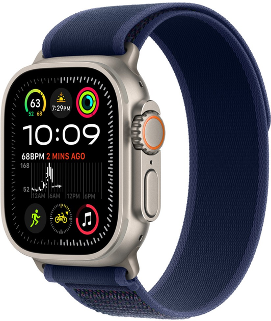 Ремінець Apple Trail Loop для Apple Watch 49mm M/L Blue (MXTW3) - зображення 1