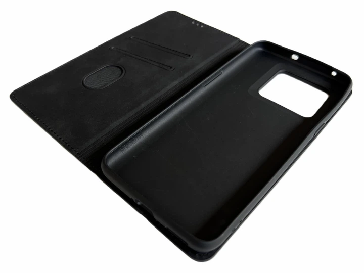 Защитный чехол-книжка K'try для OnePlus Ace Pro черный, из матовой искусственной кожи со слотами для карт - Фото 6 Защитный чехол-книжка K'try для OnePlus Ace Pro черный, из матовой искусственной кожи со слотами для карт - изображение 6