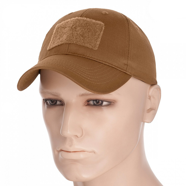 Бейсболка M-TAC Ріп стоп Flex з липучкою XL / 58-60 Coyote Brown - изображение 1