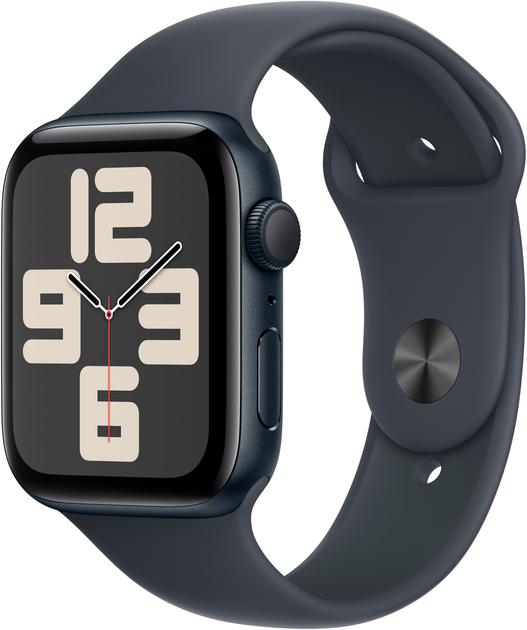 Смарт-годинник Apple Watch SE (2024) GPS + Cellular 40mm Midnight Aluminium Case with Midnight Sport Band - S/M (MXGC3) - зображення 1