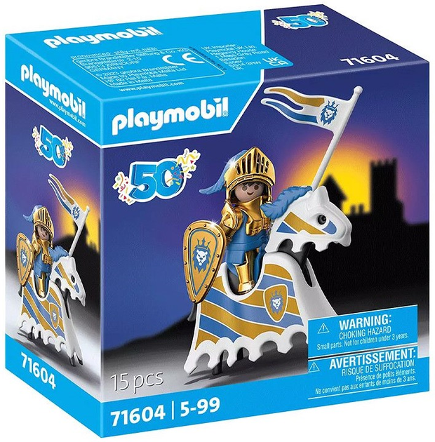 Zestaw figurek Playmobil Jubileuszowy Rycerz 71604 (4008789716040) - obraz 1