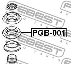 Підшипник опори амортизатора Febest (PGB-001) - зображення 2