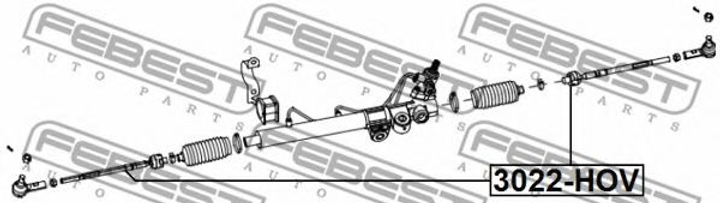 Рулевая тяга Febest (3022HOV) - изображение 2