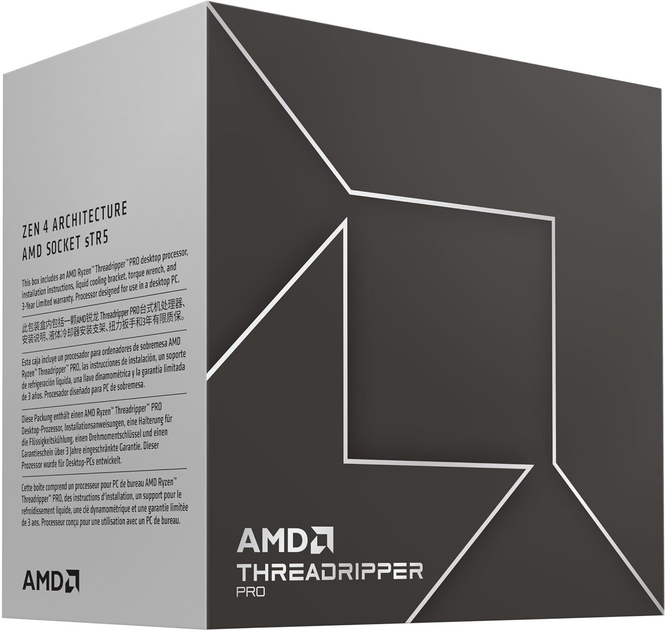 Procesor AMD Threadripper Pro 7965WX 4.2GHz/128MB (100-100000885WOF) sTR5 BOX - obraz 1