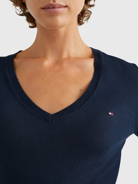 Pulower damski Tommy Hilfiger WW0WW25294-403 L Czarny (8719858028471) - obraz 5