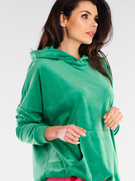 Худі жіноче Awama A420 One Size Зелене (5902360555037) - зображення 6