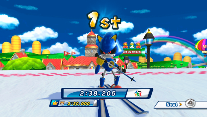 Гра Nintendo DS Mario & Sonic at the Olympic Winter Games Англійська Версія + Коробка Б/У - Фото 9 Гра Nintendo DS Mario & Sonic at the Olympic Winter Games Англійська Версія + Коробка Б/У - зображення 9