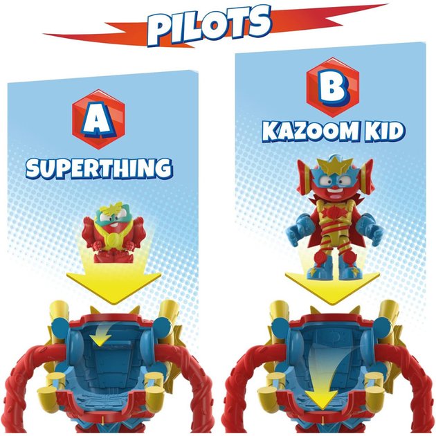 Игровой набор Супербот Шугарфан Superthings S PSTSP116IN70 робот, казум-кид, фигурка - Фото 4 Игровой набор Супербот Шугарфан Superthings S PSTSP116IN70 робот, казум-кид, фигурка - изображение 4