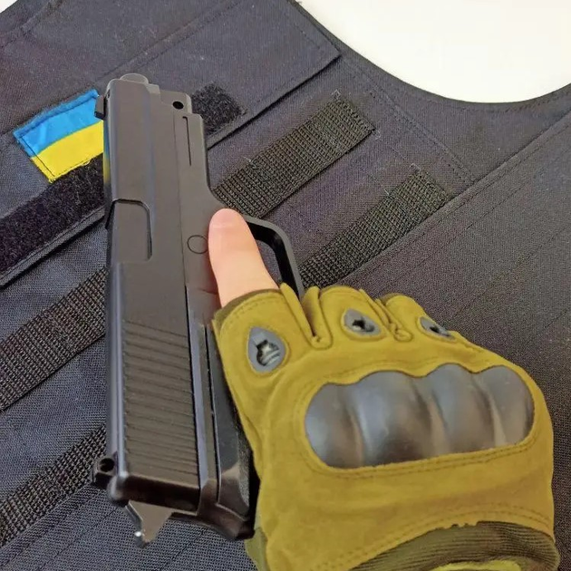 Страйкбольный Пистолет SIG Sauer P226 VIGOR V2124 пластик стреляет пульками 6 мм Чёрный - изображение 2