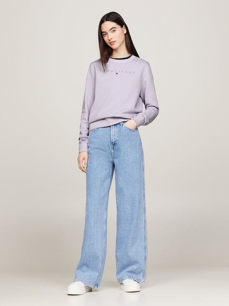 Світшот жіночий Tommy Jeans DW0DW17793-W06 M Фіолетовий (8720646674381) - зображення 3