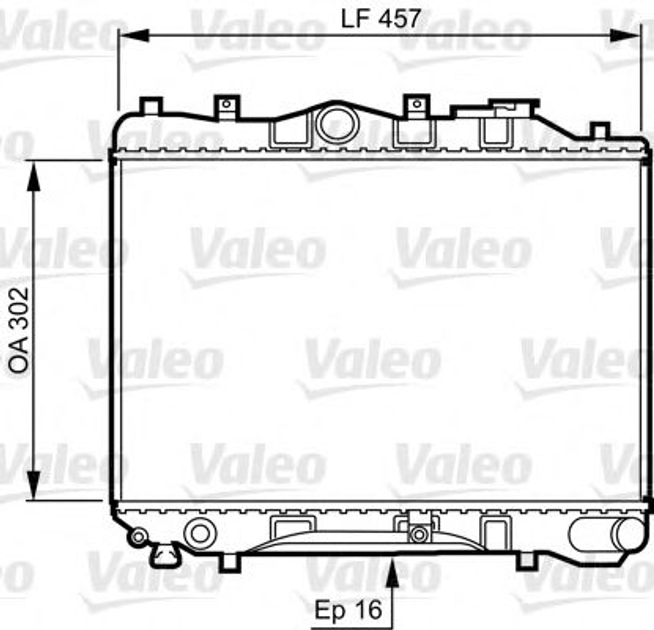 Радиатор Valeo (730436) - изображение 1