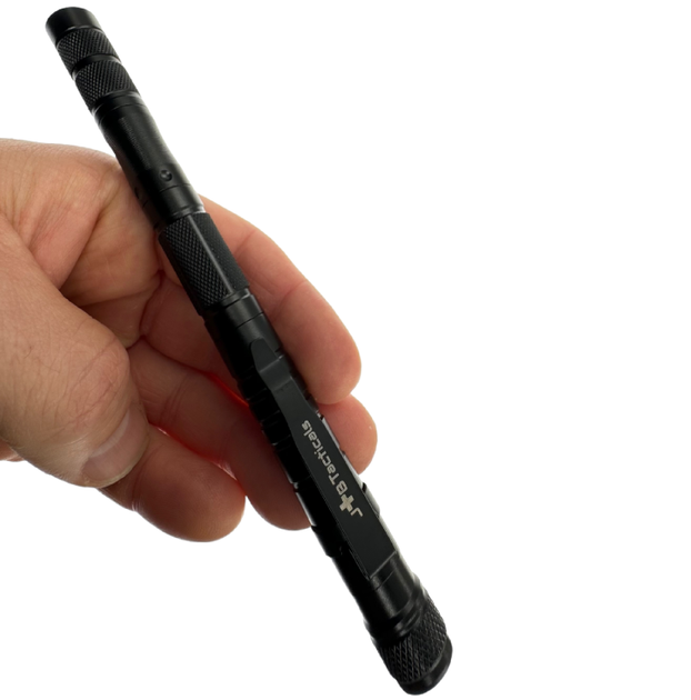 Профессиональная Тактическая Ручка JB Tacticals Kubotan JB-03 10в1 Черный - изображение 6