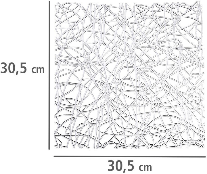 Mata do zlewu Wenko 30.5 x 30.5 cm Transparentna (4008838200346) - obraz 2