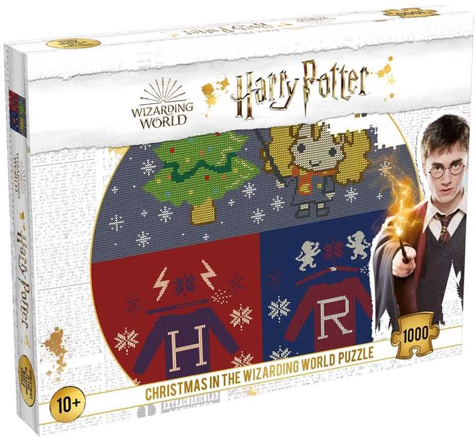 Puzzle Winning Moves Harry Potter Christmas Jumper 2 66.5 x 50 cm 1000 elementów (5053410004897) - obraz 1