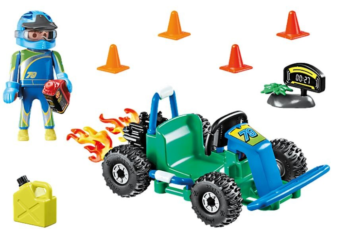 Zestaw z figurkami Playmobil City Life Zestaw upominkowy "Wyścig Go-Kart" 70292 (4008789702920) - obraz 2