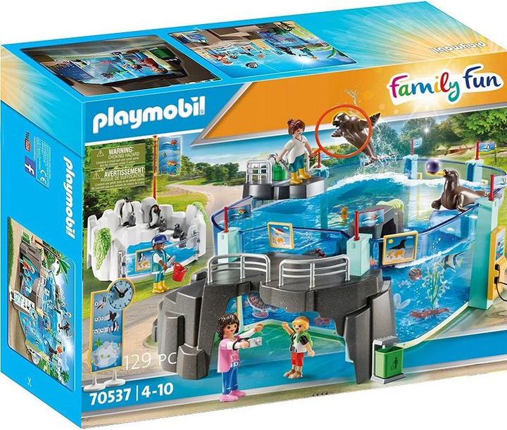 Zestaw z figurkami Playmobil Family Fun Mega Set - Oceanarium 70537 (4008789705372) - obraz 1