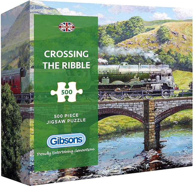 Puzzle Gibsons Most na rzece Ribble Anglia G3 49 x 34 cm 500 elementów (5012269034172) - obraz 1