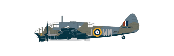 Збірна модель 1/72 літак Bristol Beaufort Mk.I Airfix A04021 - зображення 14