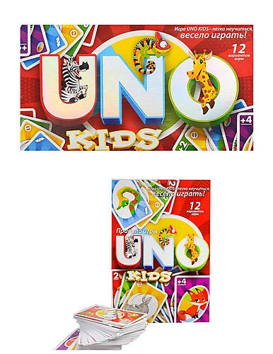 Детская игра «UNO Kids» DANKO TOYS (SPG11) – фото, отзывы