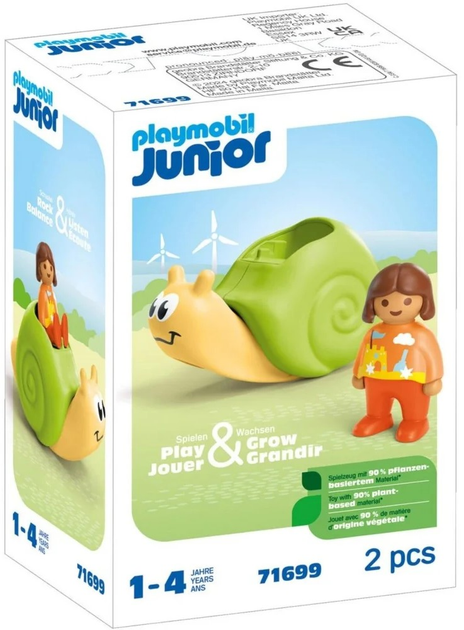 Набір з фігурками Playmobil Junior Гойдалка з функцією брязкальця 71699 (4008789716996) - зображення 1