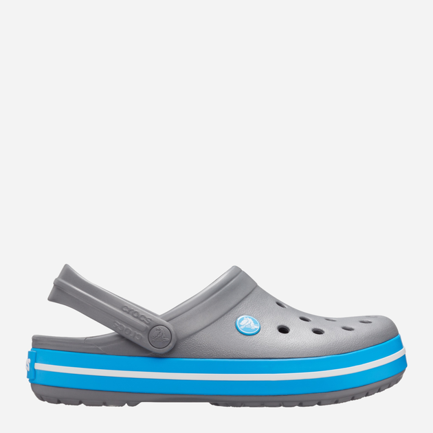 Чоловічі крокси Crocs Crocband 11016-07W 43-44 (M10/W12) Сірі (0883503836877) - зображення 1