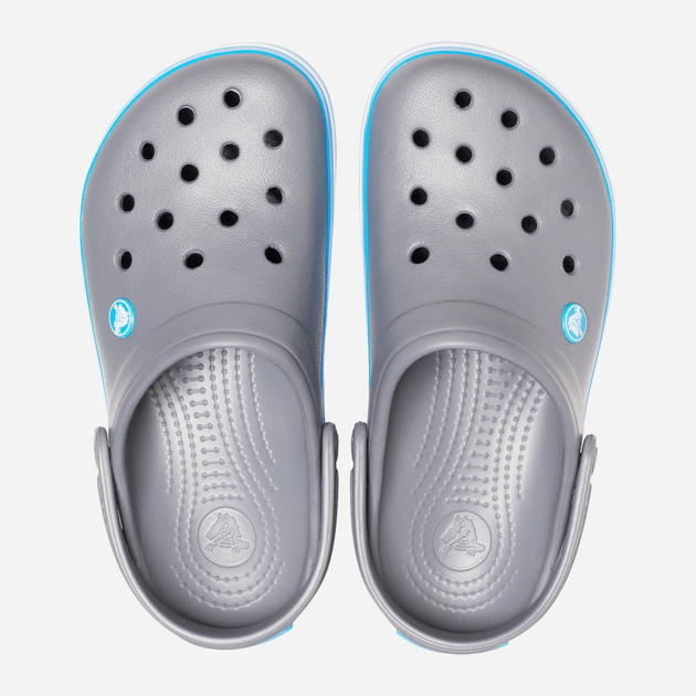 Жіночі крокси Crocs Crocband 11016-07W 37-38 (M5/W7) Сірі (883503836822) - зображення 5