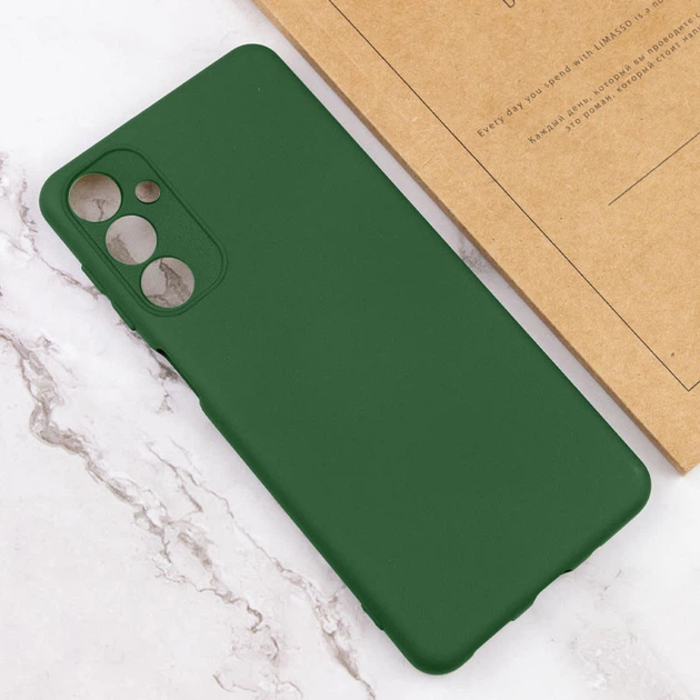 Чохол на Samsung Galaxy A16 4G/5G / для самсунг галаксі А16 ТПУ Зелений / Dark green - зображення 4