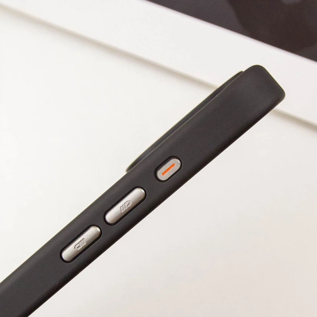 Чохол на Apple iPhone 15 Pro Max / для айфон 15 про макс з функцією MagSafe Чорний O1 - Фото 8 Чохол на Apple iPhone 15 Pro Max / для айфон 15 про макс з функцією MagSafe Чорний O1 - зображення 8