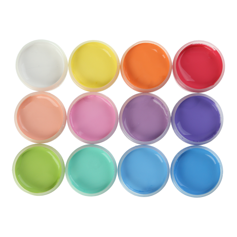 Гуаш 12кол. ZiBi KIDS Line 6692, PASTEL 20мол /ZB.6692/ - зображення 3